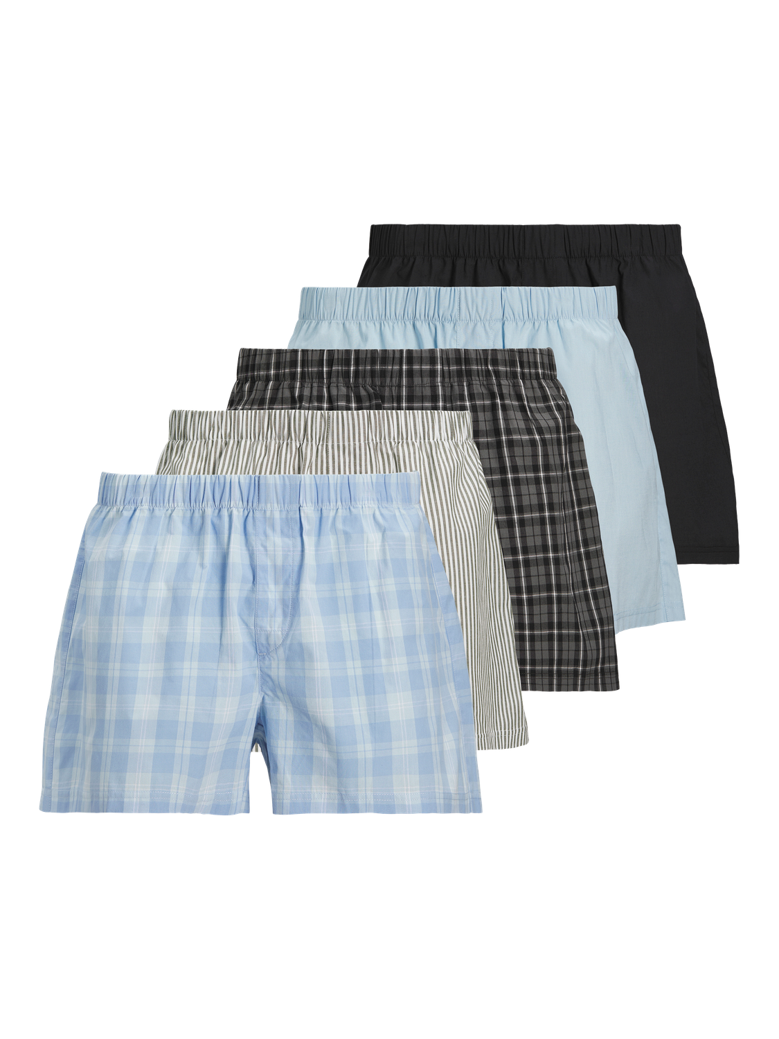 UNDERBUKSER - Jacmilano Woven Boxers 5 Pack Noos -  - Hr Ravn