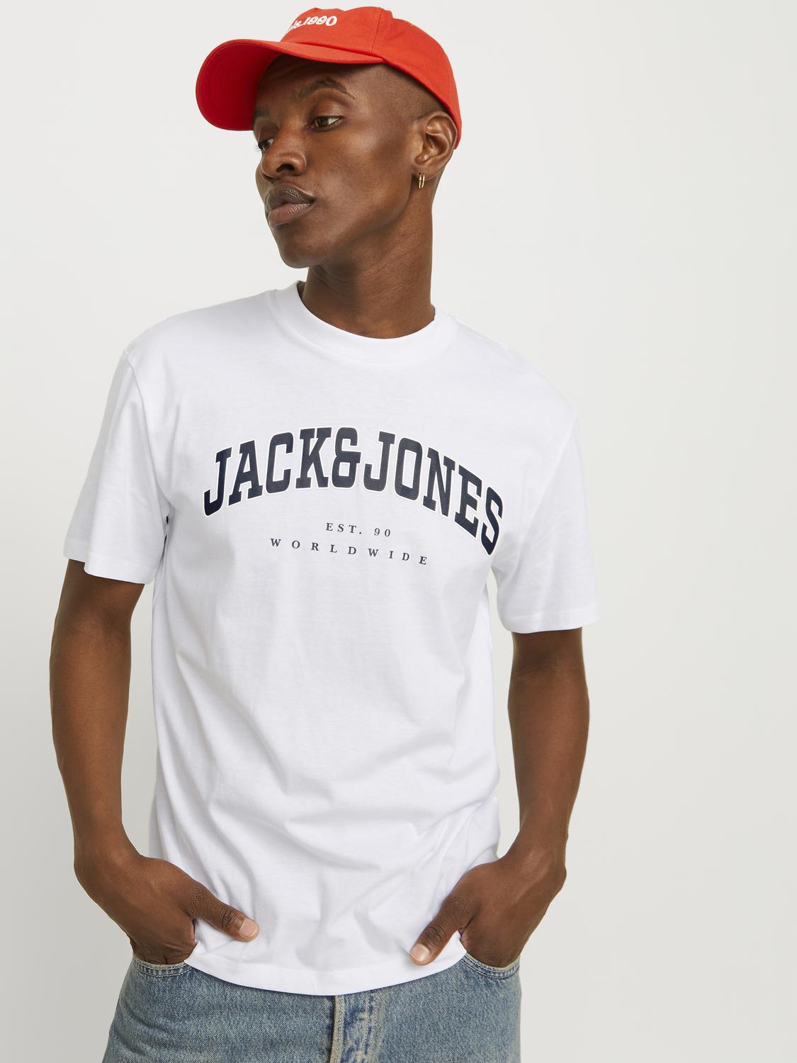 T-shirts - Jjecaleb Varsity Tee Ss O-Neck Noos -  - Hr Ravn