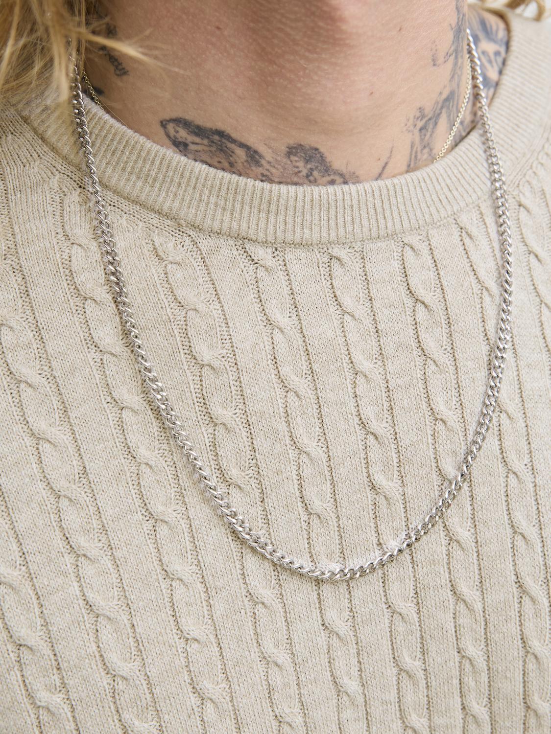 STRIK - Jjeemil Knit Cable Crew Neck Noos -  - Hr Ravn