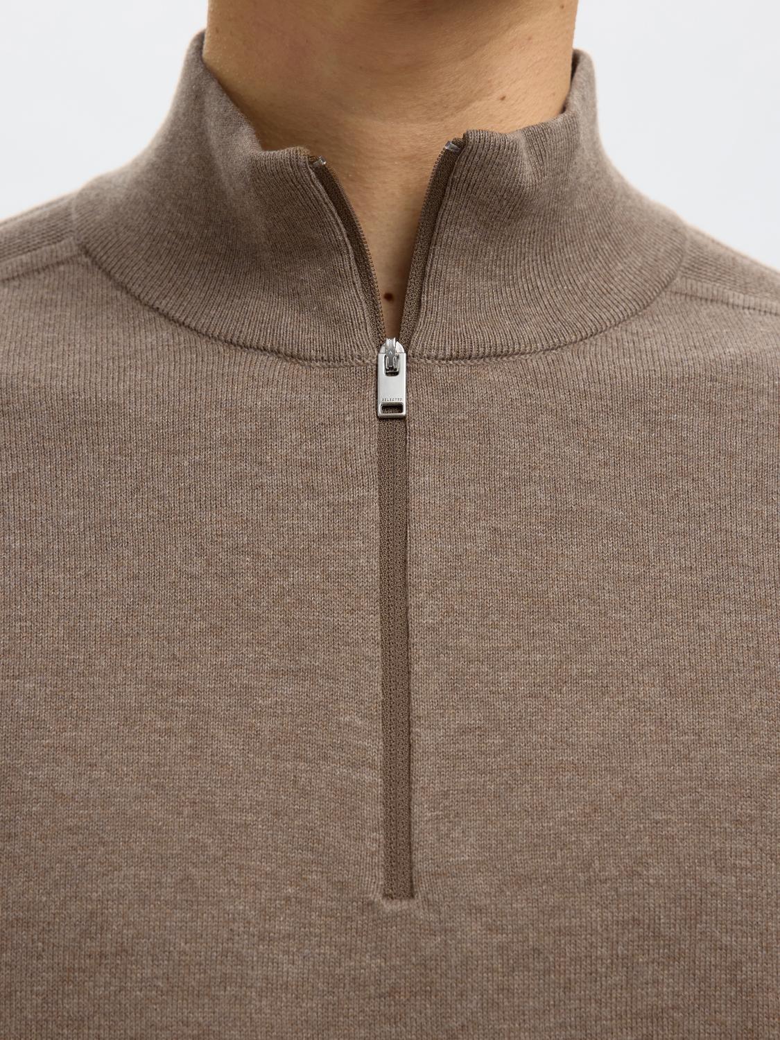 STRIK - Slhberg Ls Half Zip Noos -  - Hr Ravn