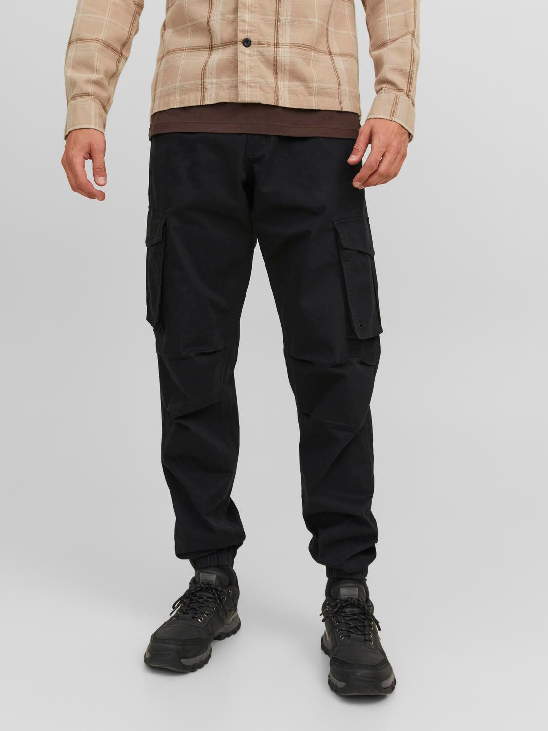 Cargo Pants - Jpstkane Noah Cuffed Cargo Noos -  - Hr Ravn