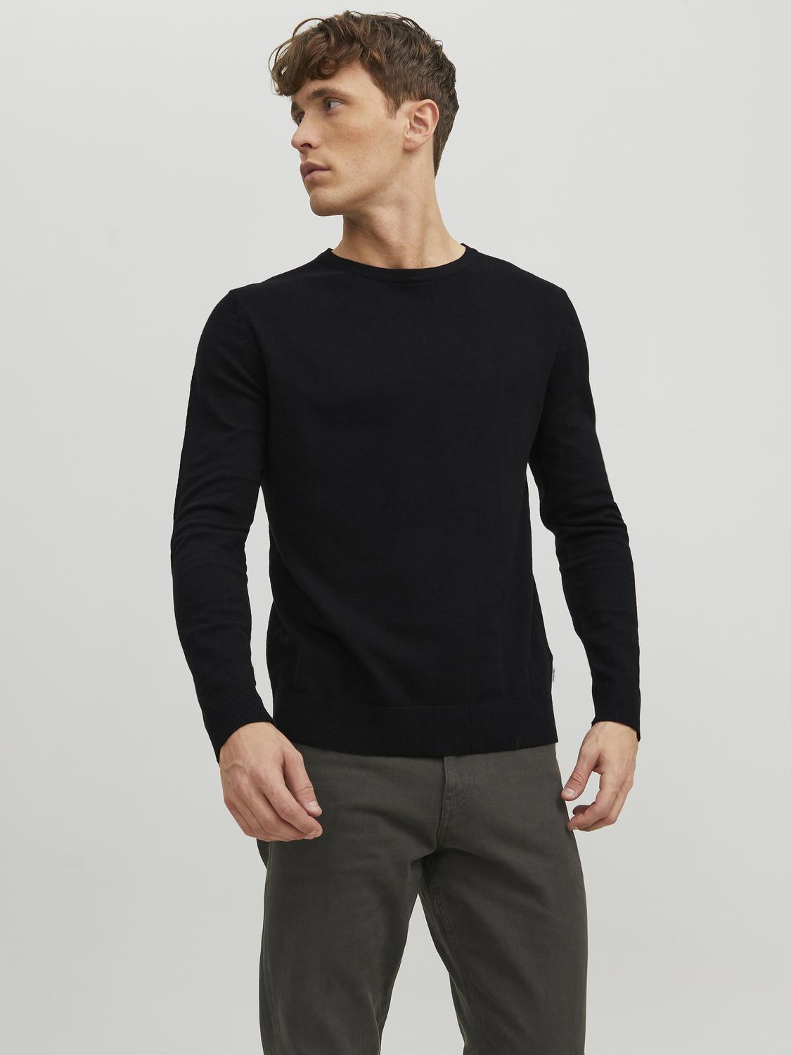 STRIK - Jjeemil Knit Cable Crew Neck Noos -  - Hr Ravn