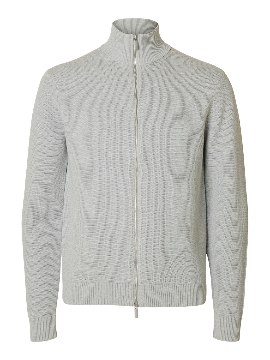 STRIK - Slhdane LS Knit Structure Full Zip Noos -  - Hr Ravn