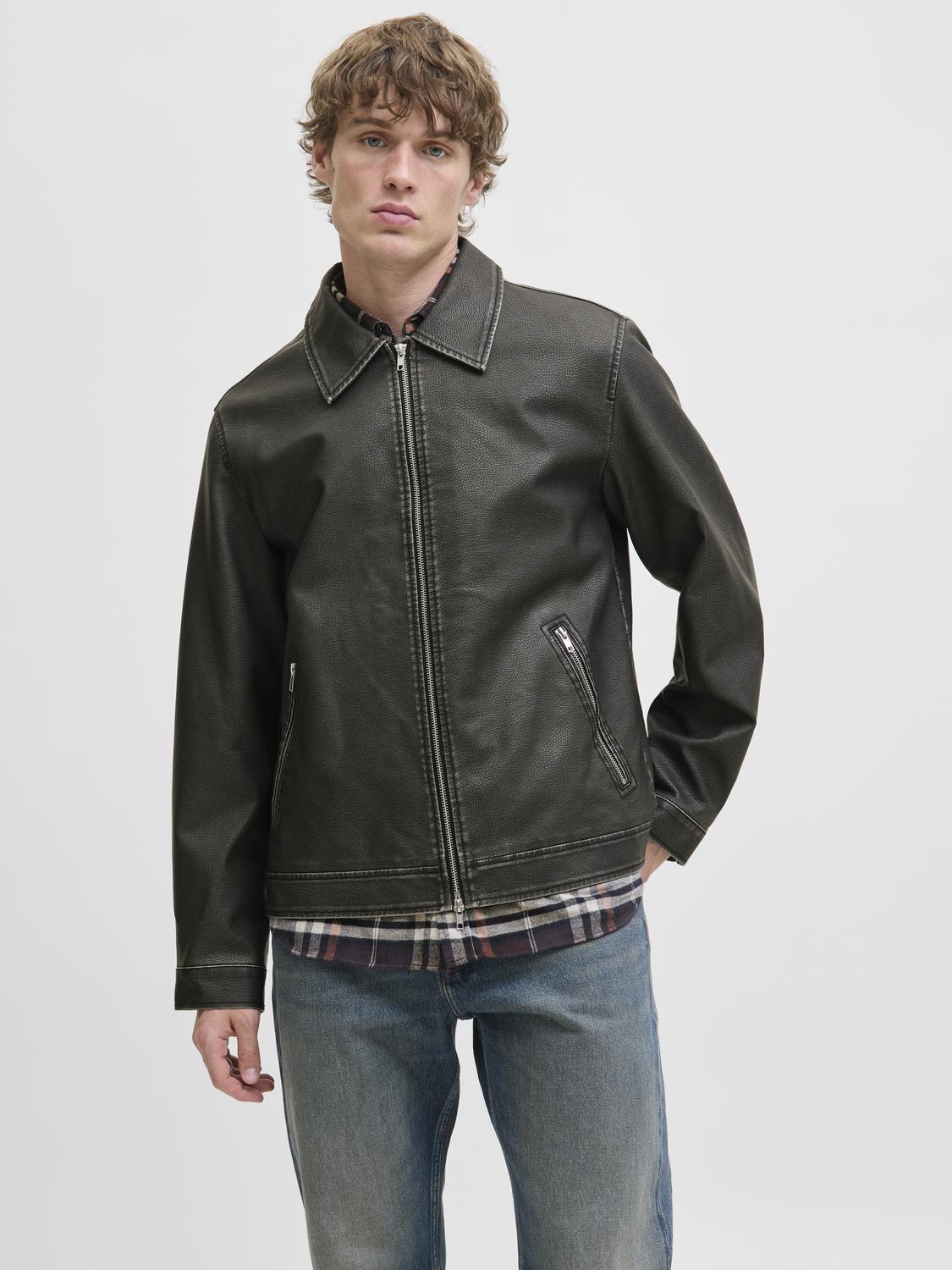 OVERTØJ - Jjecasablanca Pu Jacket Noos -  - Hr Ravn