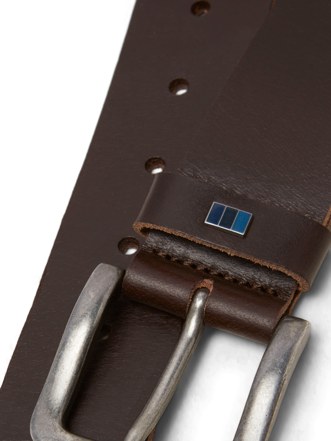 Belts - Jacflag Leather Belt 4 Cm Noos -  - Hr Ravn