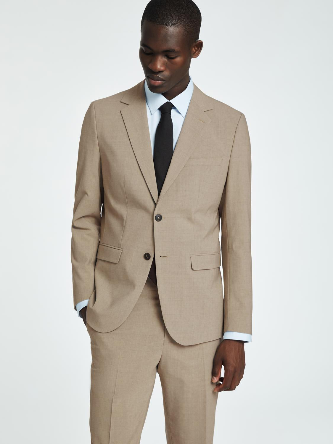 BLAZER - Slhslim-Theo Wool Blend Blz Flex Noos -  - Hr Ravn