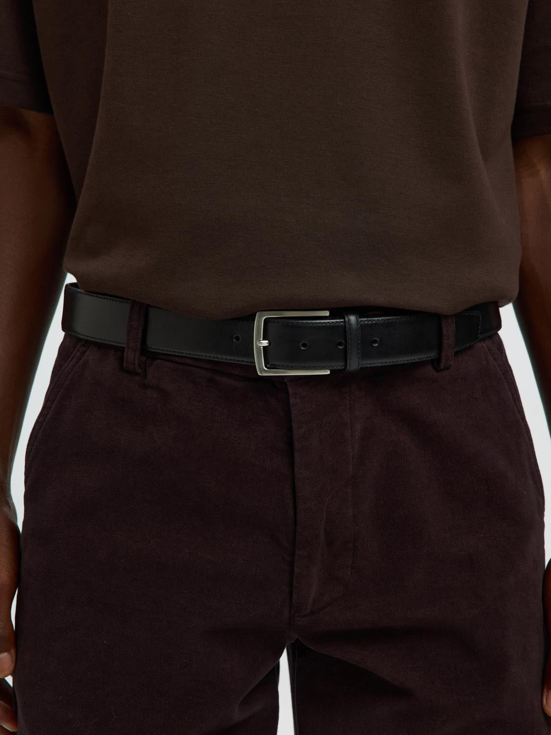 Belts - Slhaksel Leather Belt Noos -  - Hr Ravn