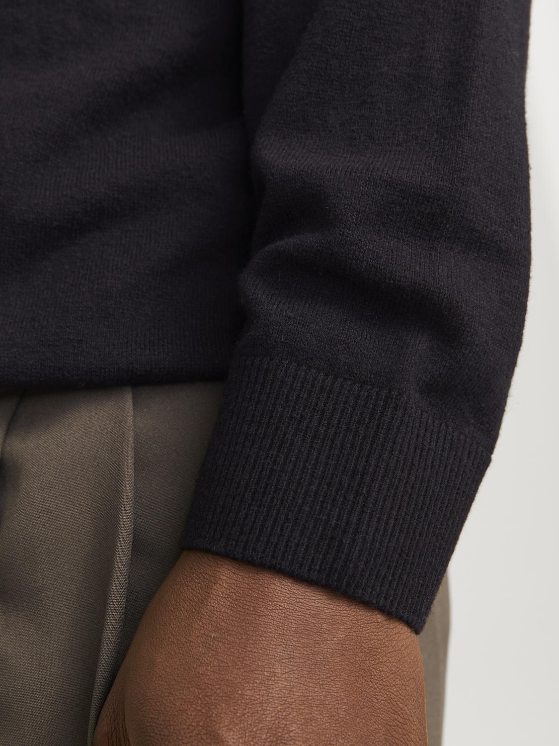 STRIK - Jjeemil Knit Polo Half Zip Ls Noos -  - Hr Ravn