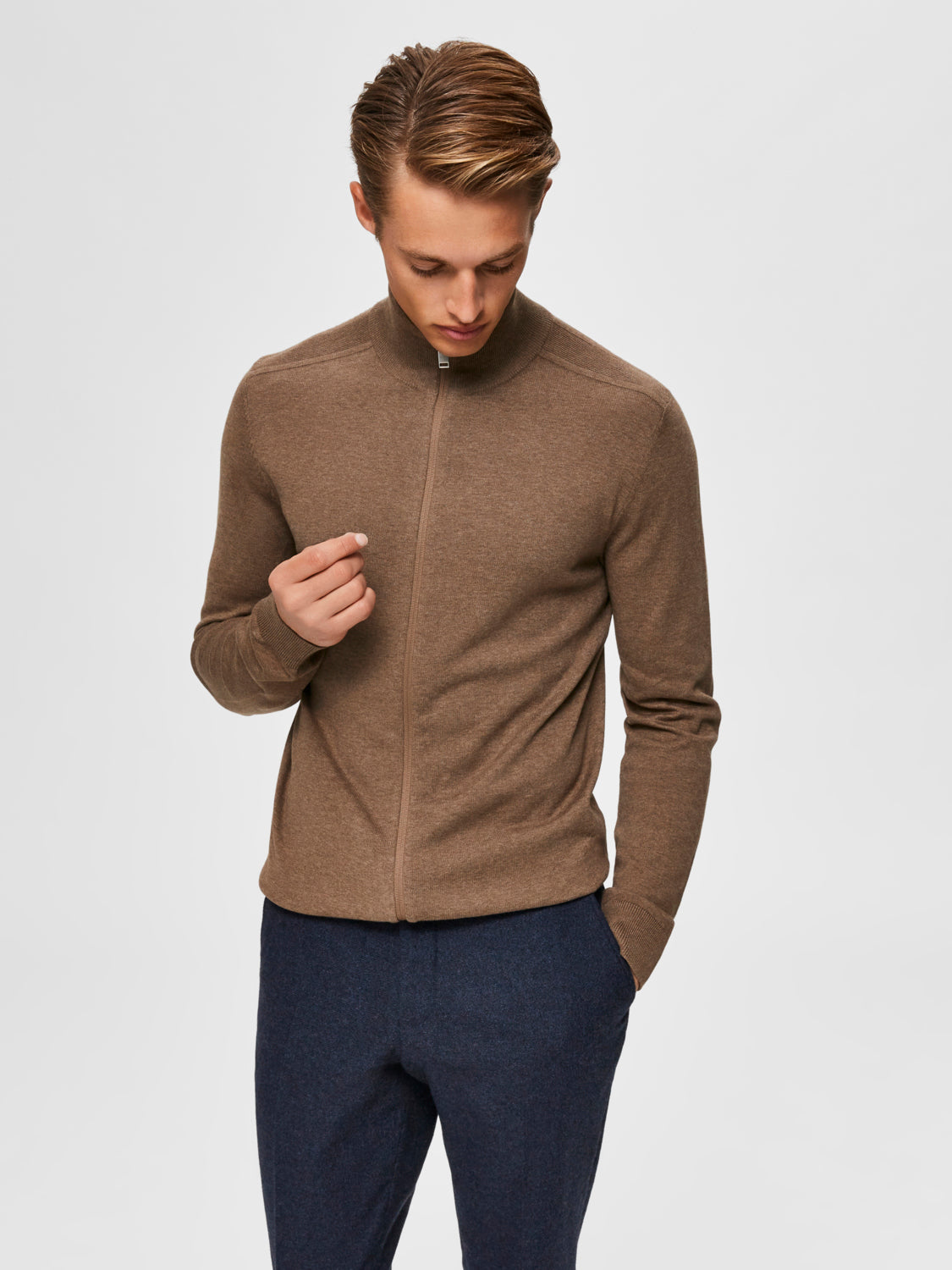 Slhberg Full Zip Cardigan Noos