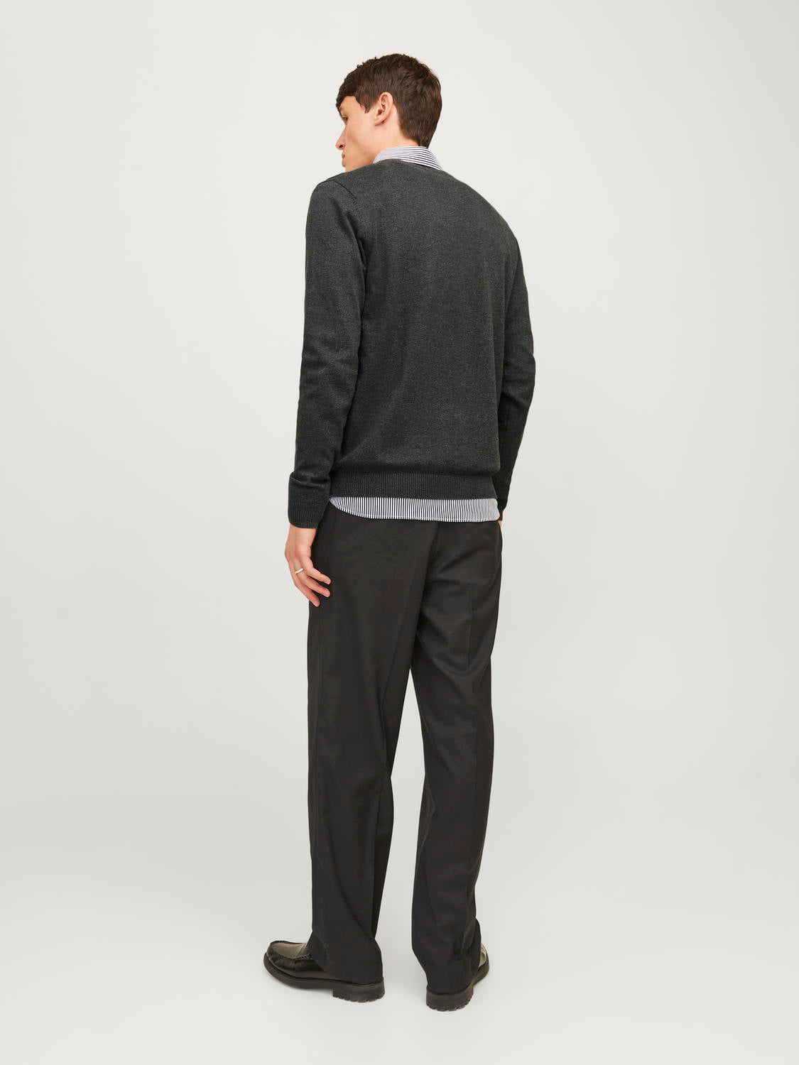 Pullovers - Jjebasic Knit V-Neck Noos -  - Hr Ravn