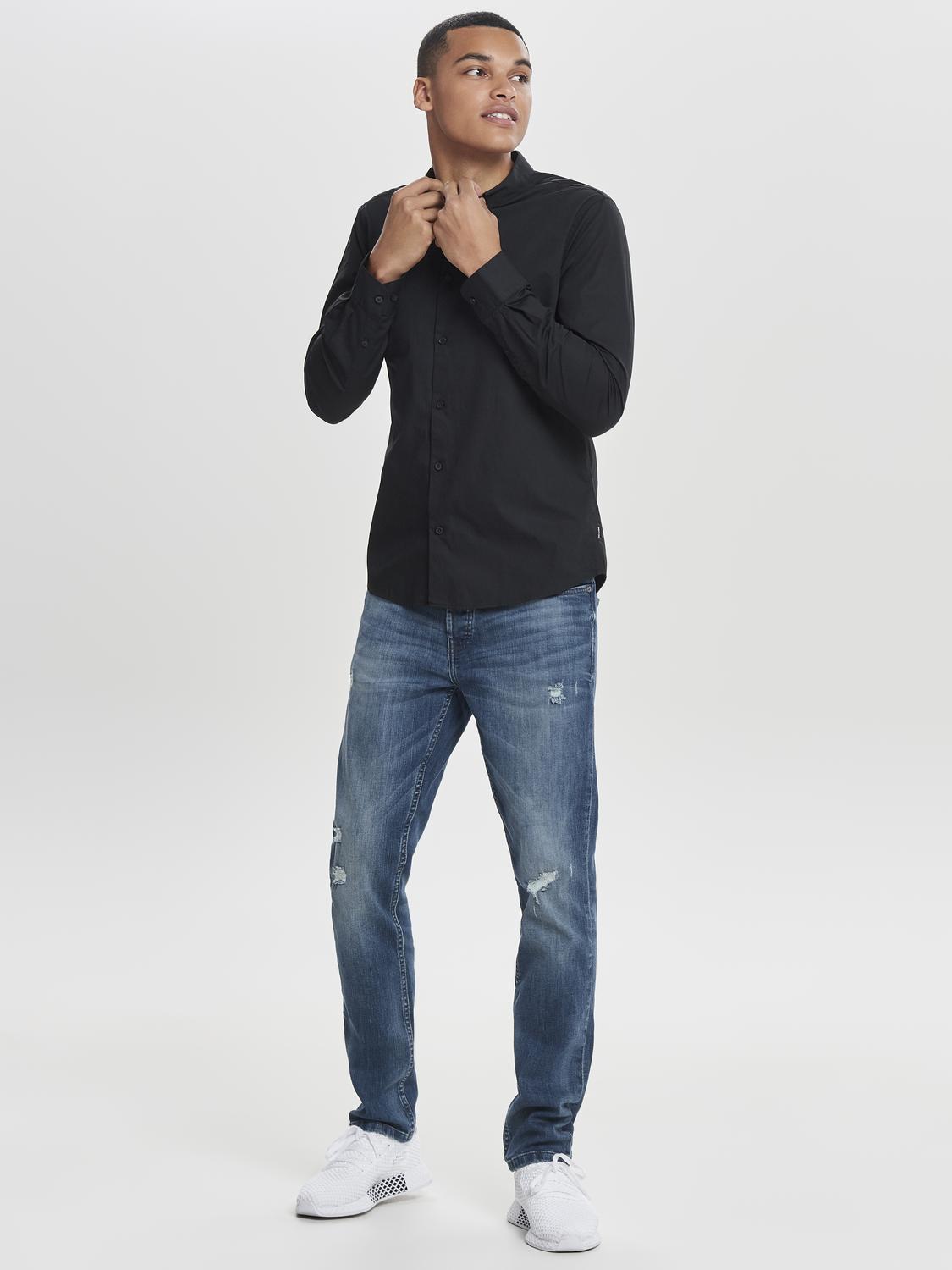 LANGE SKJORTER - Onspoplin Btn Down Shirt Ls Noos -  - Hr Ravn