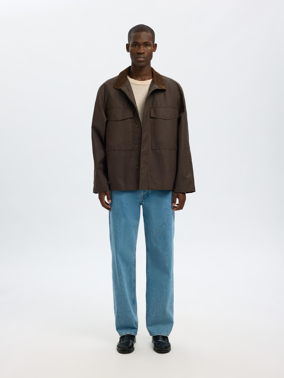 Slhtray Ls Knit Merino Crew Neck Noos