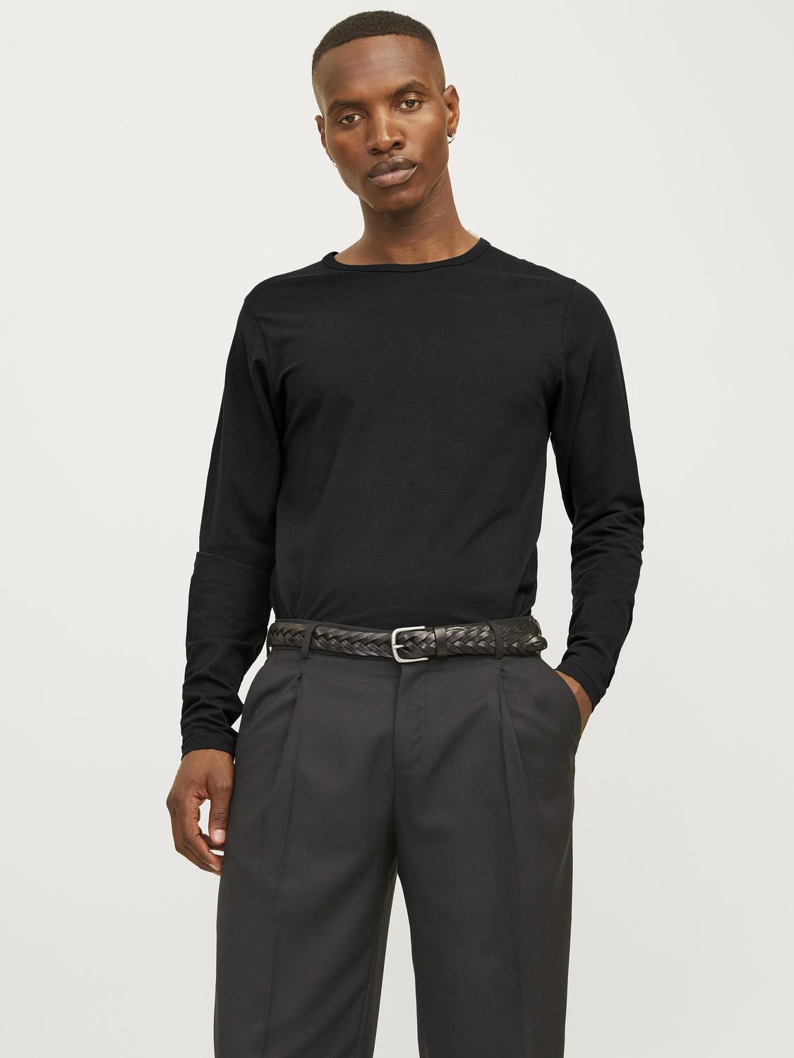 T-shirts - Jjebasic O-Neck Tee L/S Noos -  - Hr Ravn