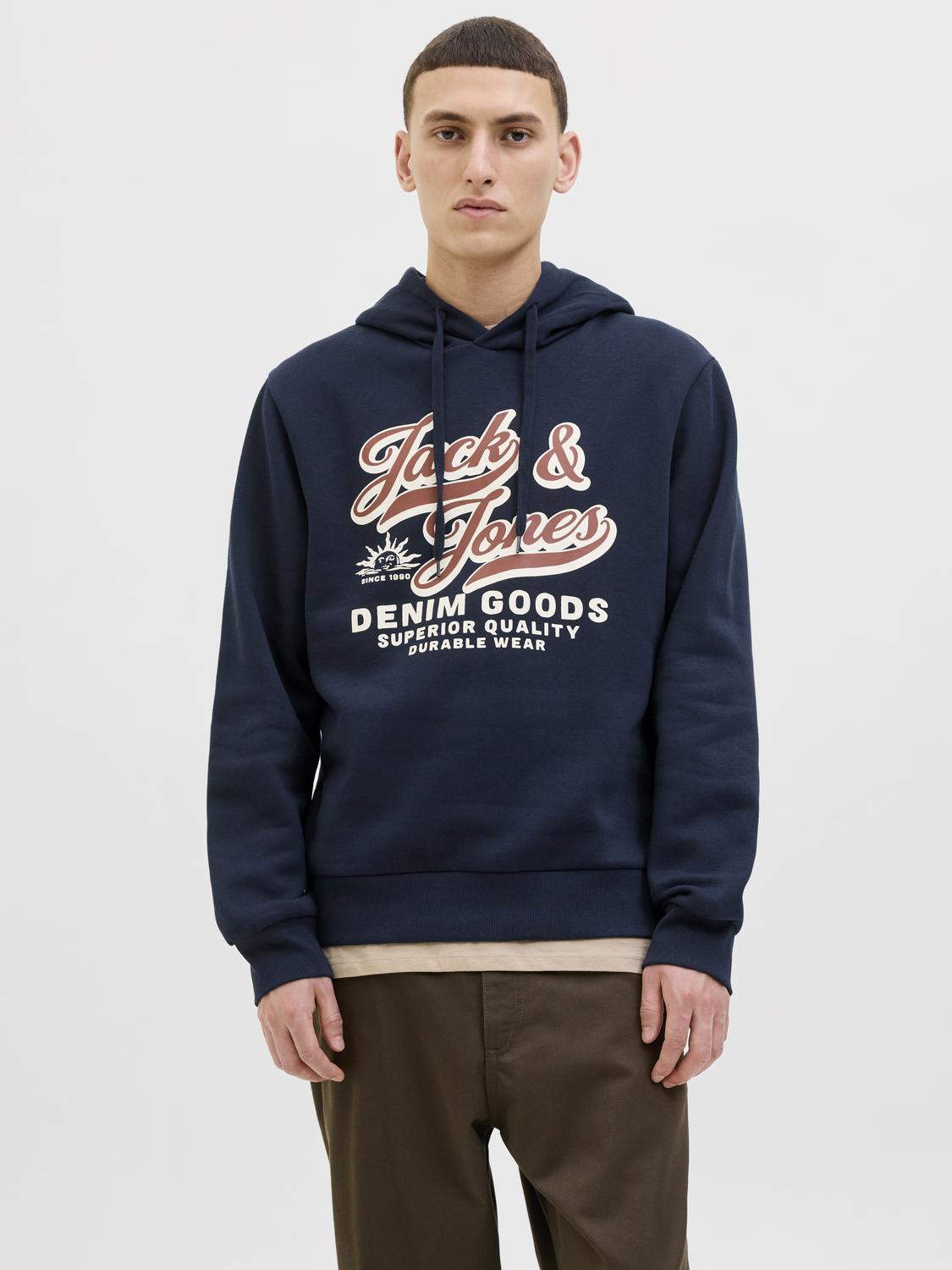 Sweatshirts - Jjelogo Sweat Hood 2 Col 25/26 Noos -  - Hr Ravn