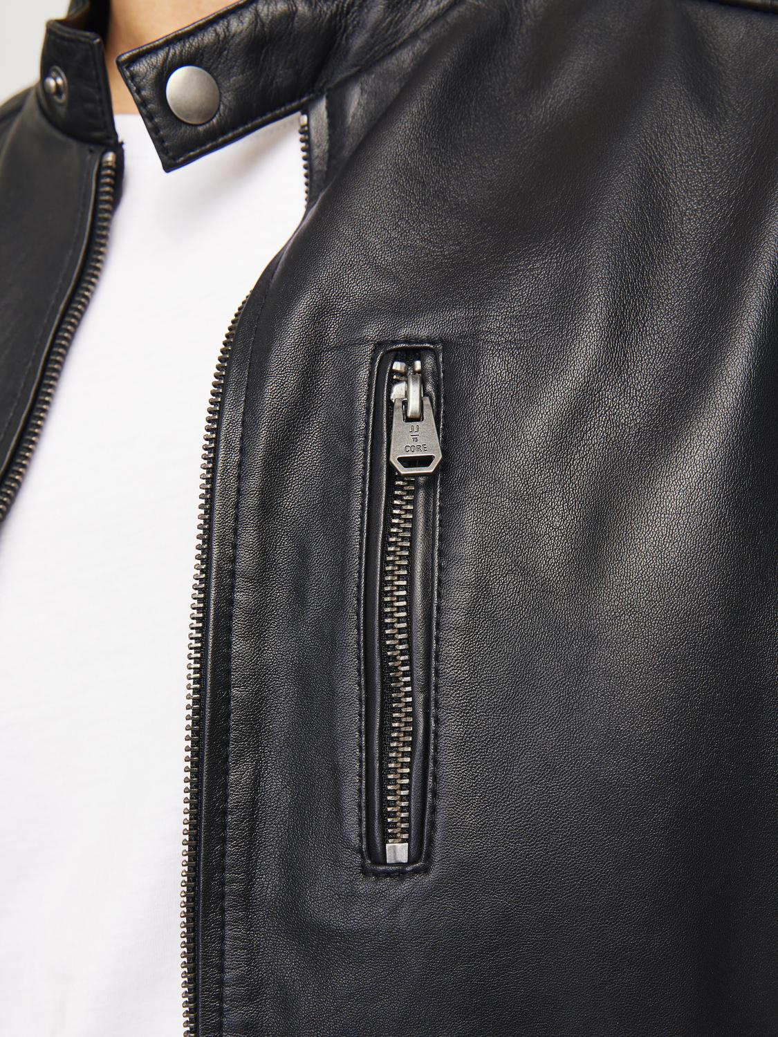 OVERTØJ - Jjeliam Lamb Leather Jacket Noos -  - Hr Ravn