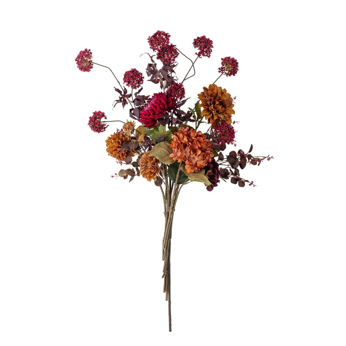 Waverly Buket, Orange, Kunstige Blomster