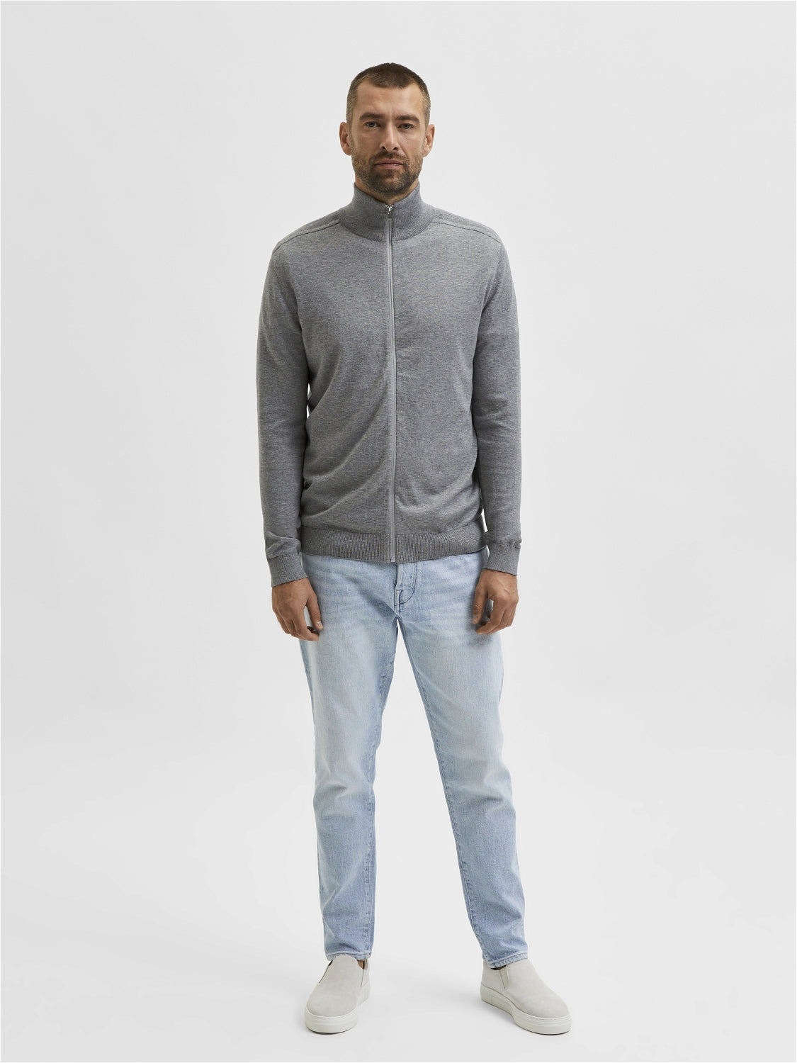 Slhberg Full Zip Cardigan Noos