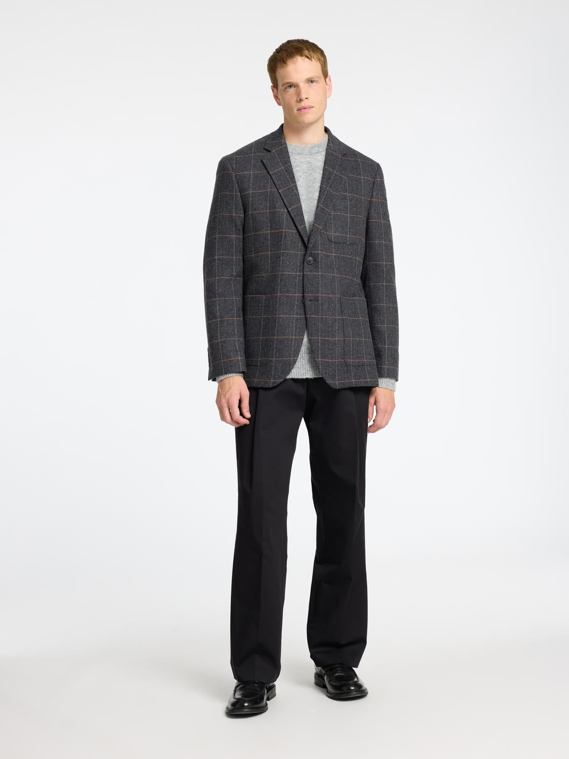 Blazers - Slhslim-Dallas Wool Check Blz Noos -  - Hr Ravn