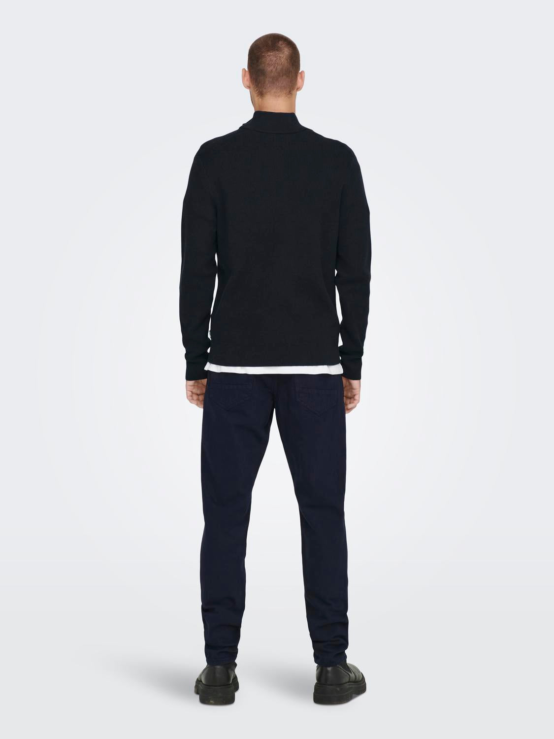 Onsphil Reg 12 Struc Half Zip Knit Noos