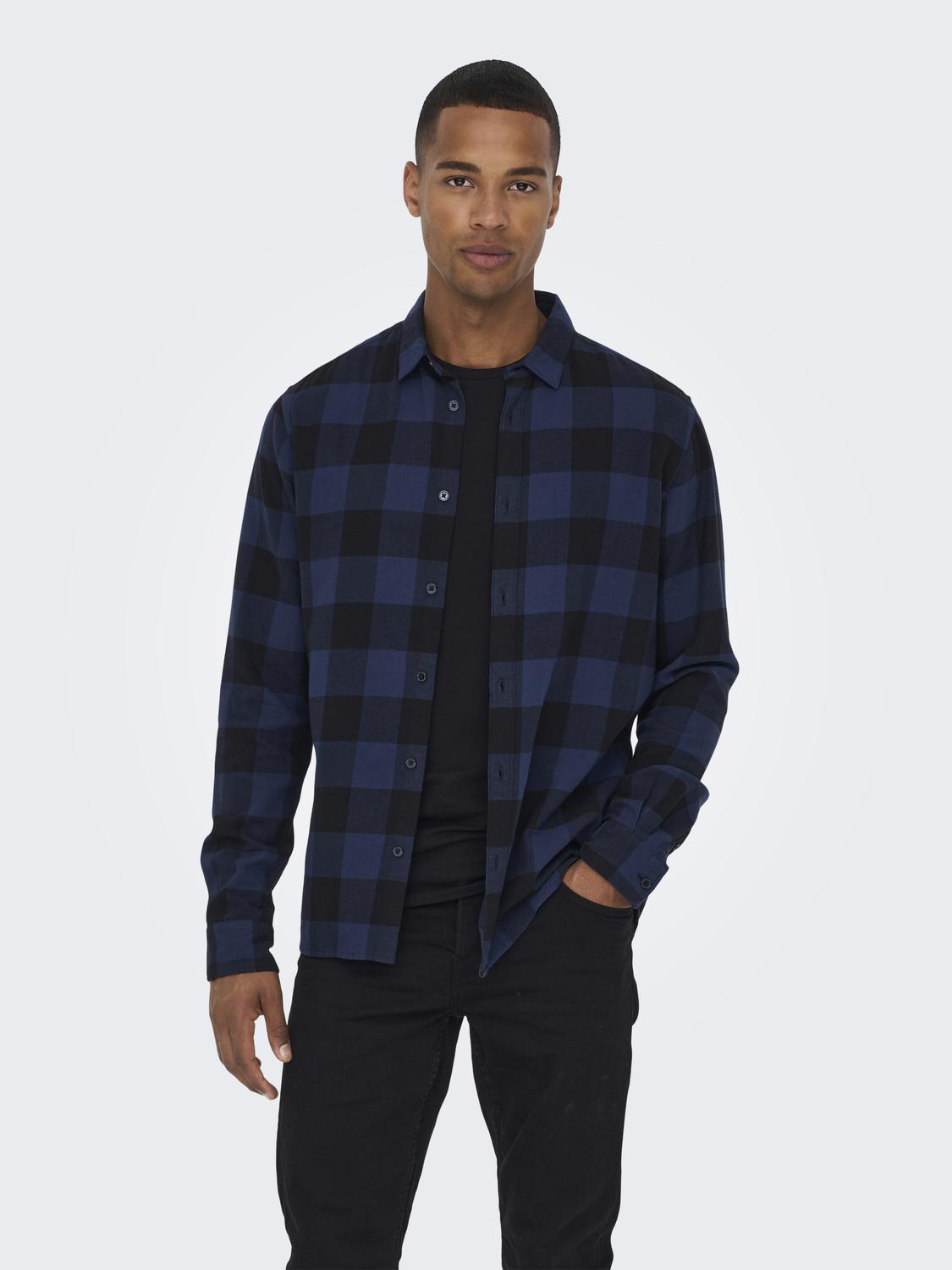LANGE SKJORTER - Onsgudmund Ls Checked Shirt Noos -  - Hr Ravn