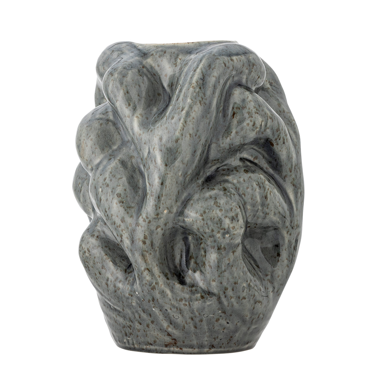 Vuelle Vase, Grå, Stentøj
