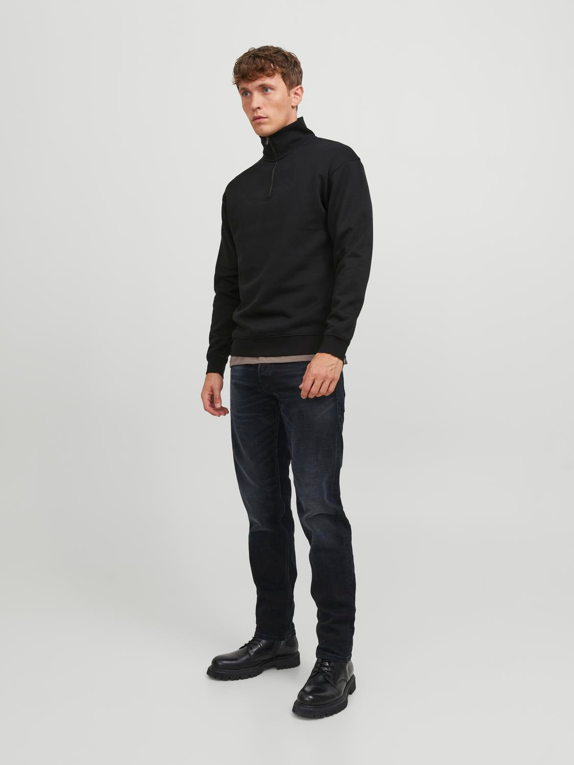SWEATSHIRTS - Jjebradley Sweat Half Zip Noos -  - Hr Ravn