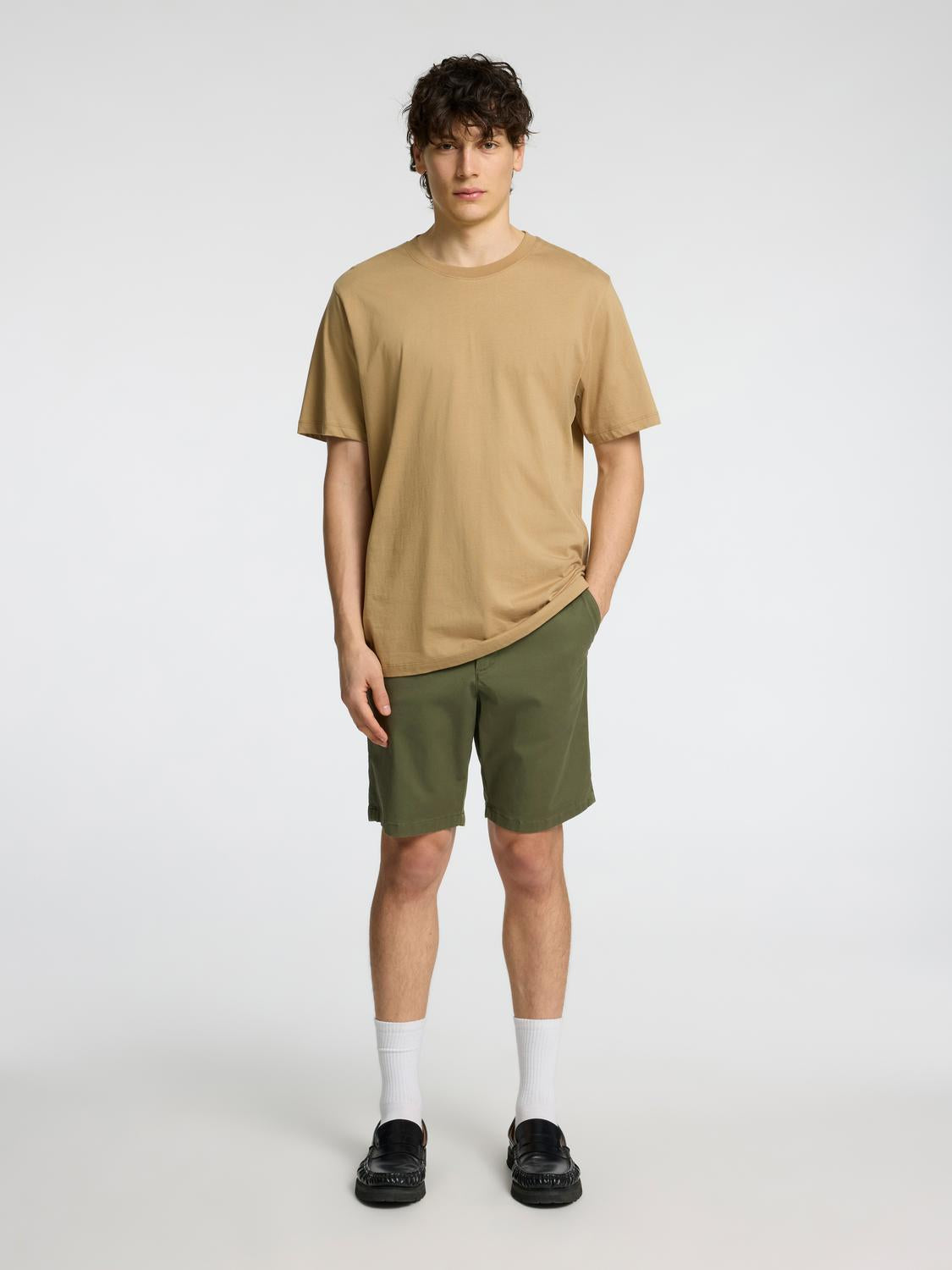 T-SHIRTS - Slhaspen Ss O-Neck Tee Noos -  - Hr Ravn