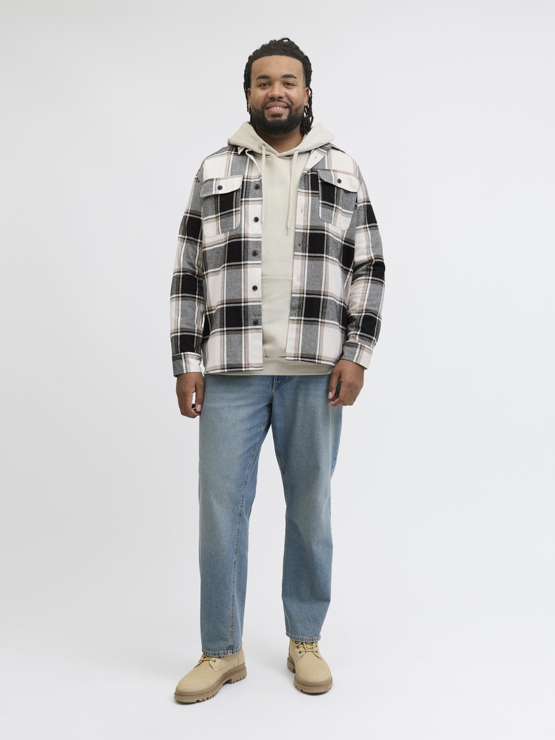 Shirts - Jjecharge Overshirt Ls Sn Pls -  - Hr Ravn