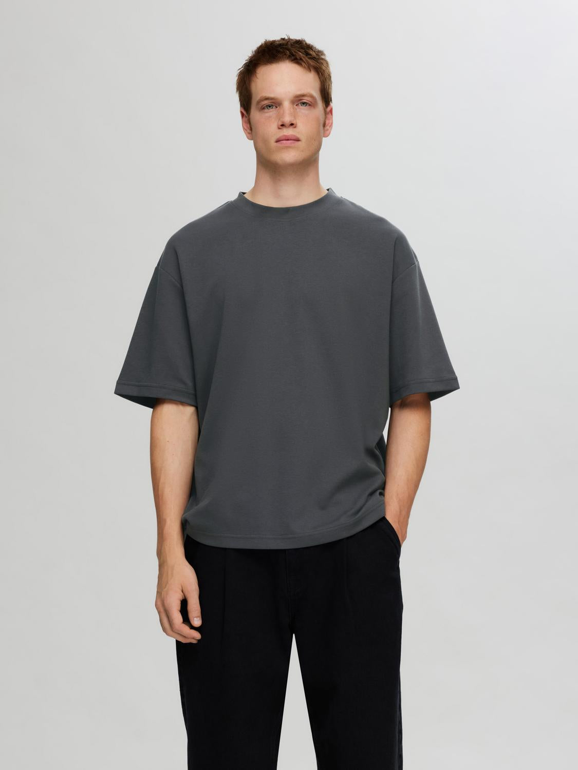 Slhlooseoscar Ss O-Neck Tee Noos