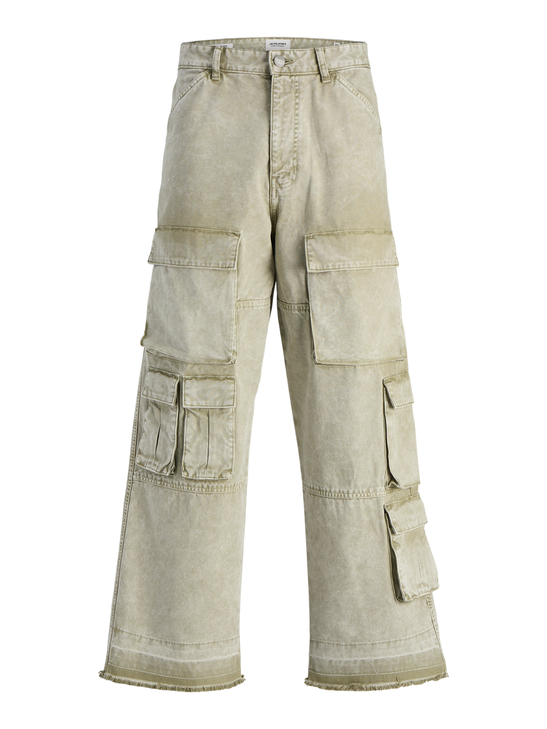 Cargo Pants - Jpstowen Morris Acid Wash Multipocket Ln -  - Hr Ravn