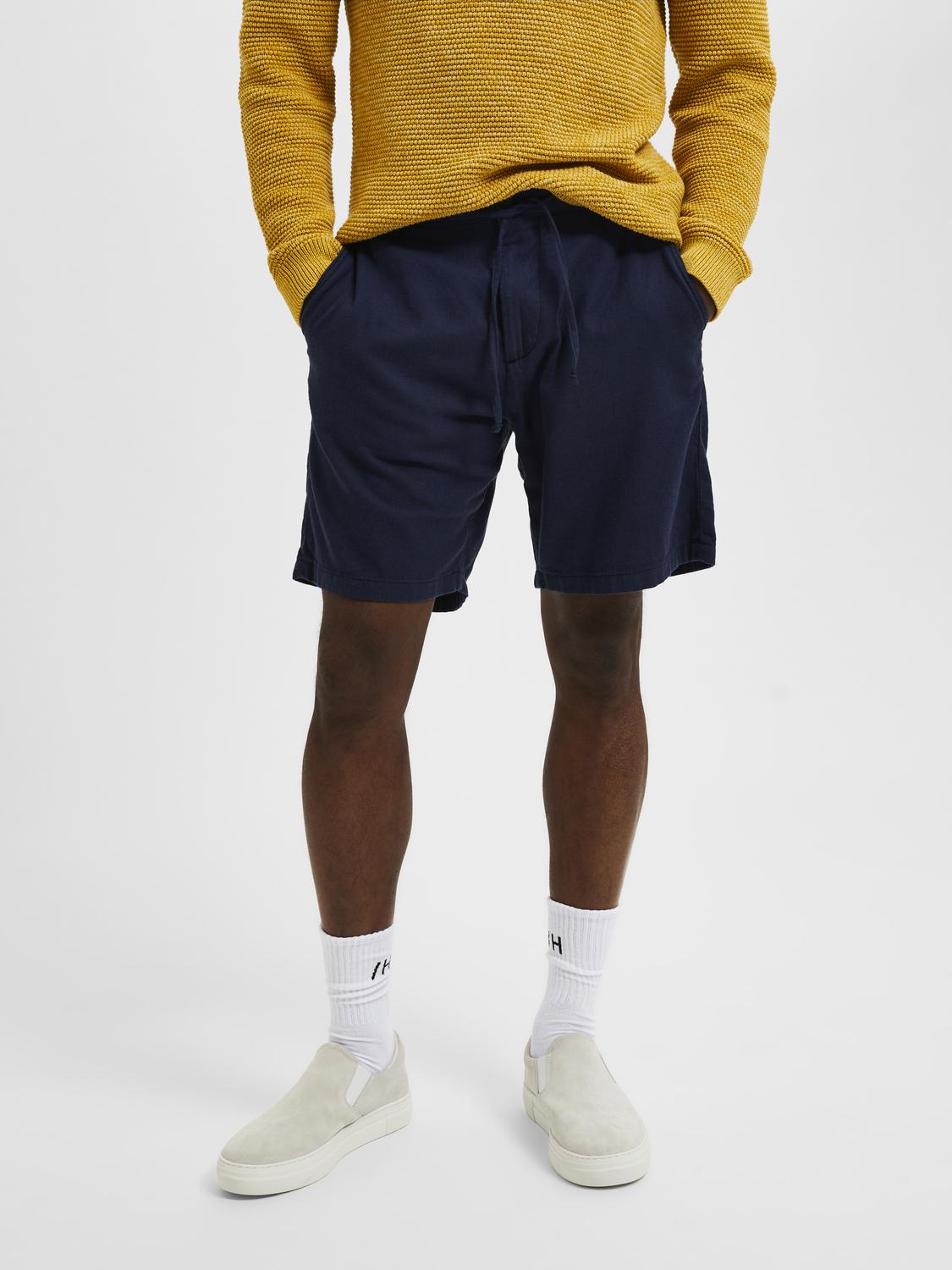 SHORTS - Slhregular-Brody Linen Bld Shorts Noos -  - Hr Ravn