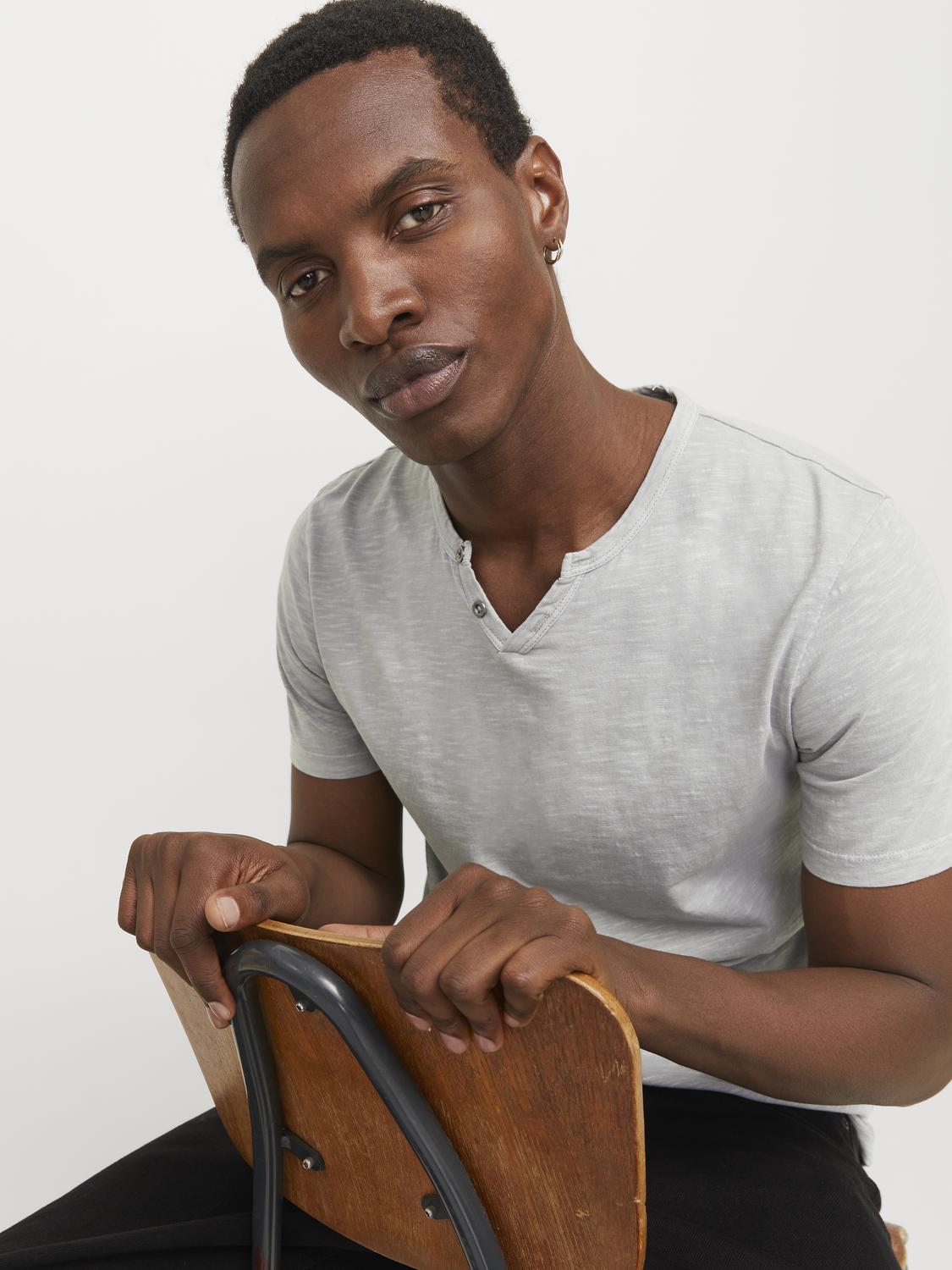 T-shirts - Jjesplit Neck Tee Ss Noos -  - Hr Ravn