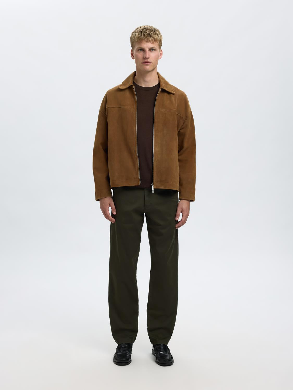 Slhtray Ls Knit Merino Crew Neck Noos