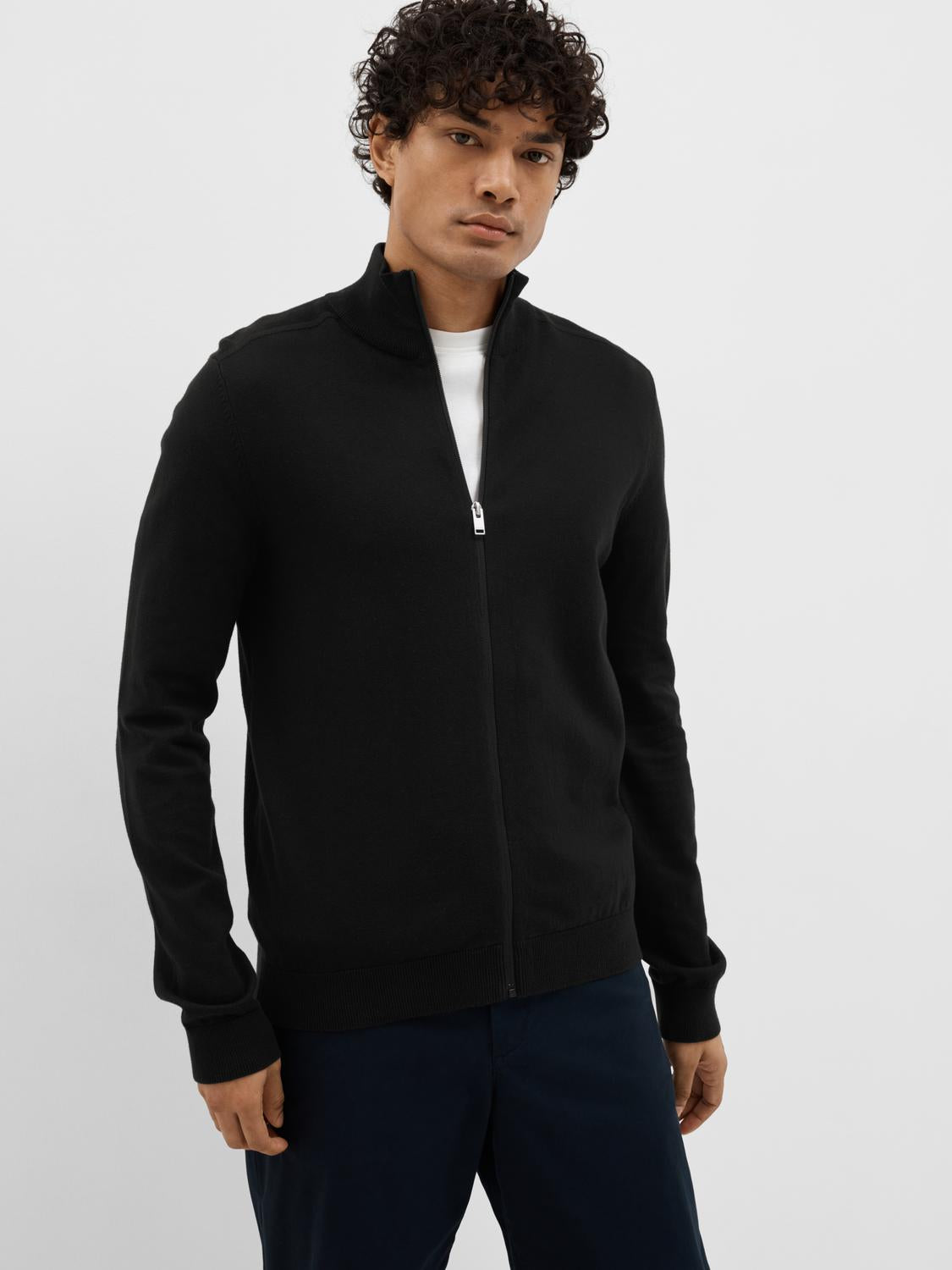 Slhberg Full Zip Cardigan Noos