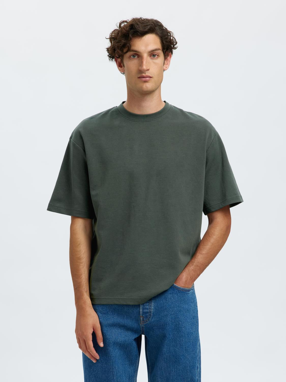 T-shirts - Slhlooseoscar Ss O-Neck Tee Noos -  - Hr Ravn