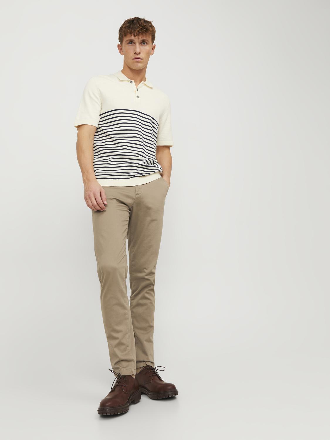 Chinos - Jpstmarco Bowie Sa Beige Noos -  - Hr Ravn