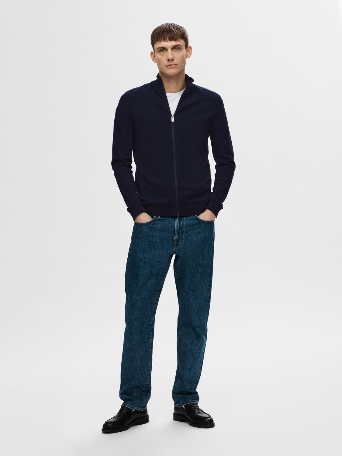 Slhberg Full Zip Cardigan Noos