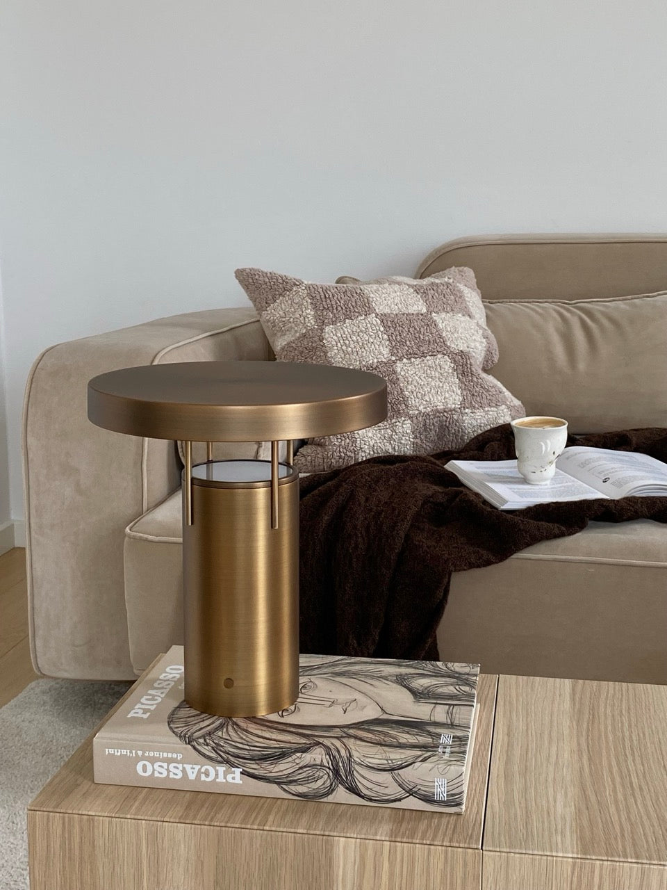 BringMe Transportabel Lampe Bruneret Messing