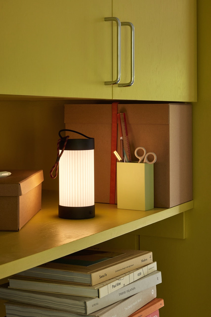 Camp Transportabel Lampe Sort