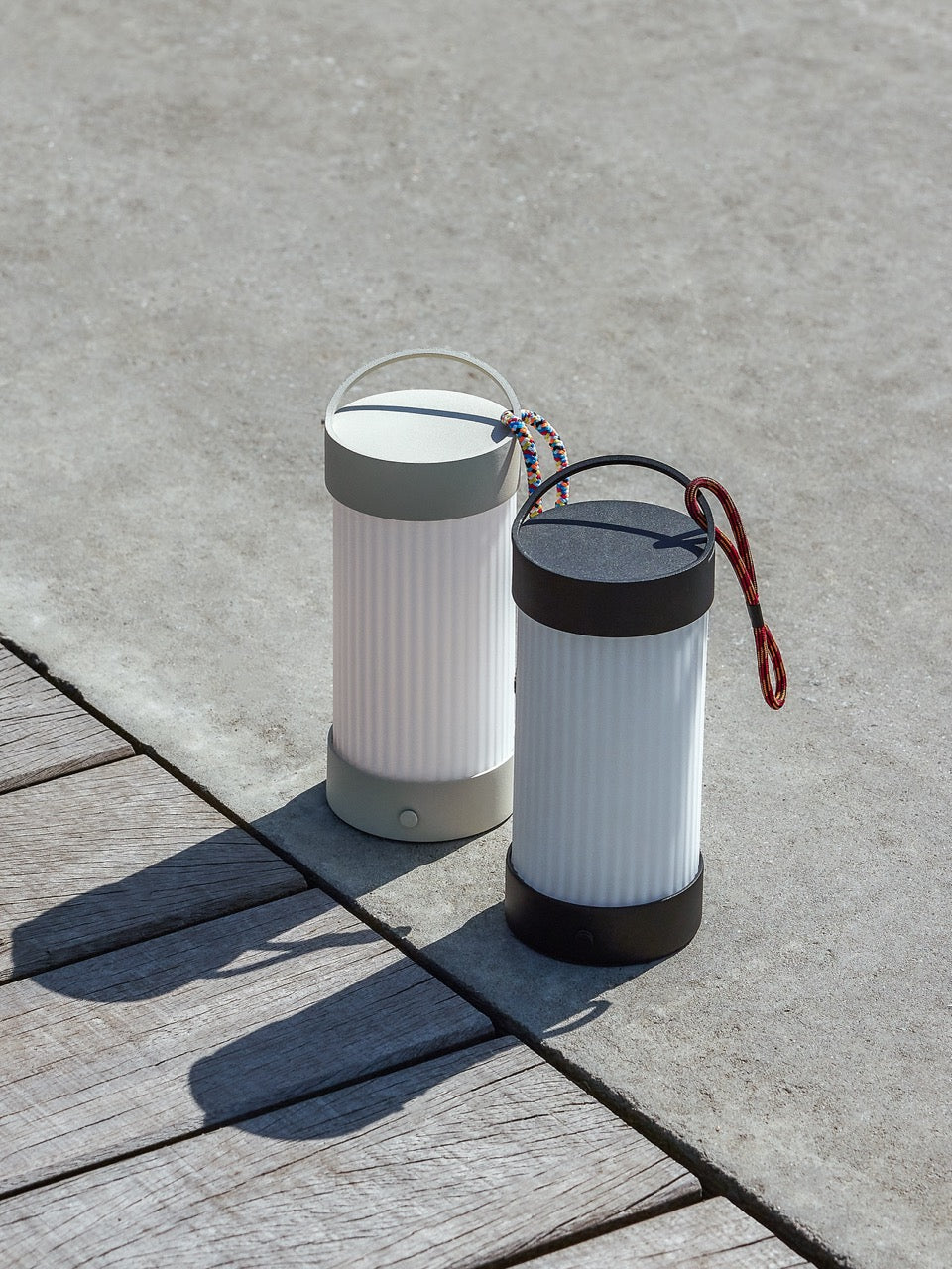 Camp Transportabel Lampe Sort