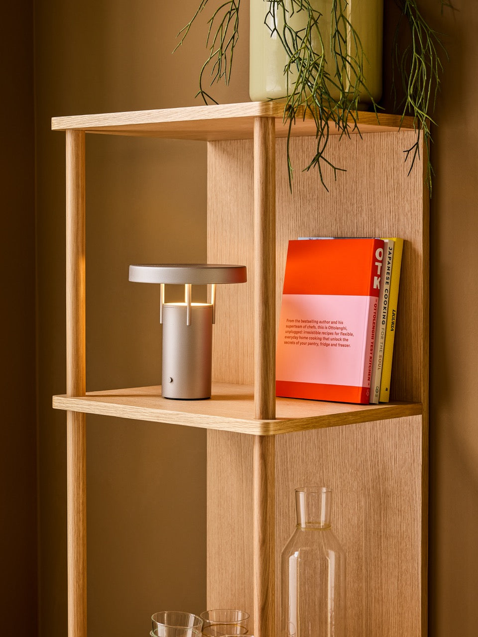 BringMe Transportabel Lampe Mini Metallisk sand