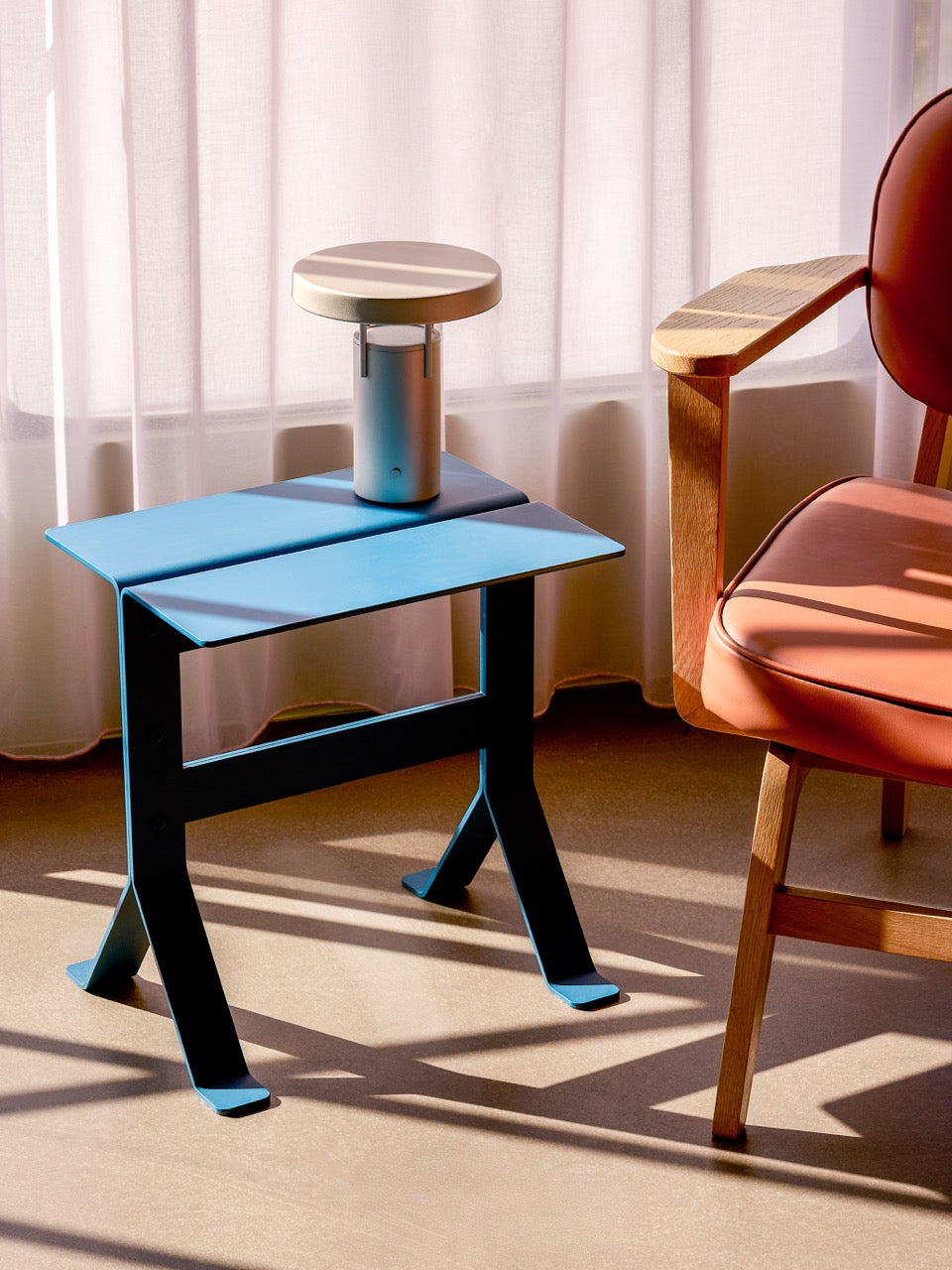 BringMe Transportabel Lampe Mini Metallisk sand