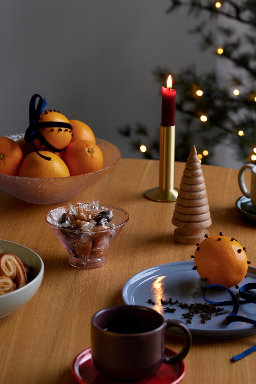 Sleek Lysestage Messingfarve