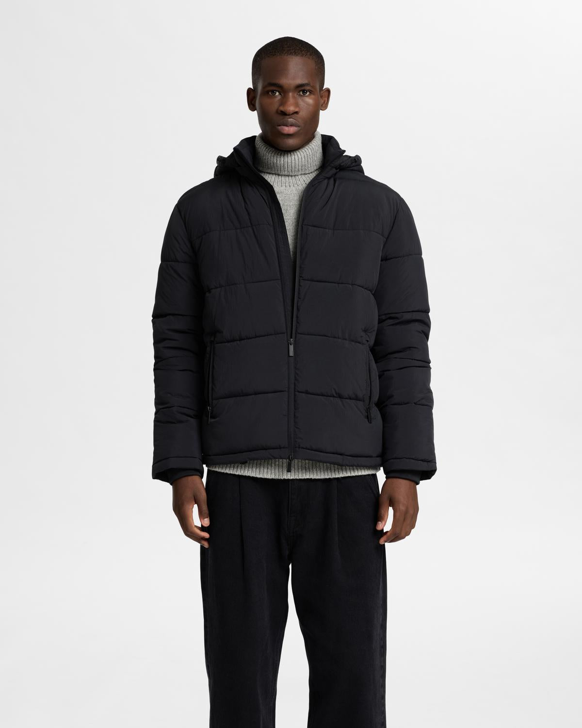 Jackets - Slhcooper Puffer  Jkt Noos -  - Hr Ravn