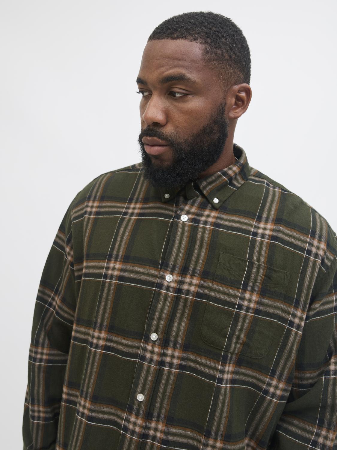 Shirts - Jjeclassic Flannel Check Shirt Ls Sn Pls -  - Hr Ravn