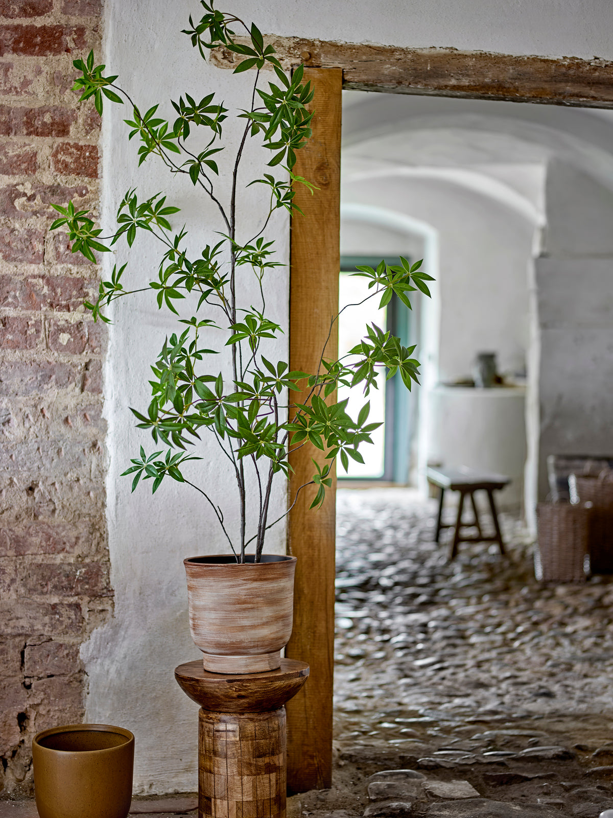 Palmatum Plante, Grøn, Kunstige Blomster