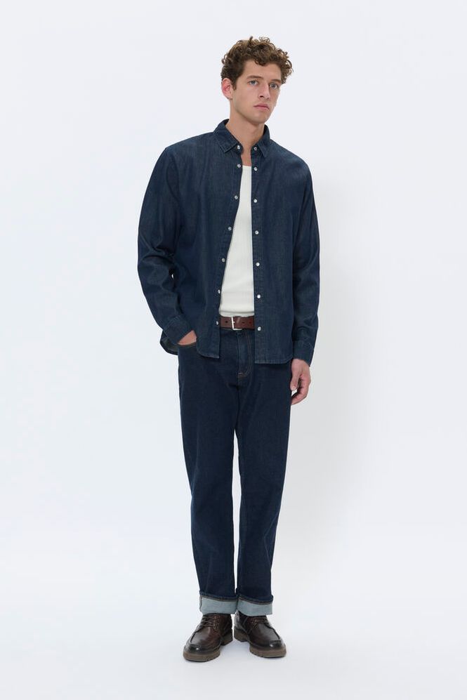 LANGE SKJORTER - MAchristaldo Denim Skjorte -  - Hr Ravn