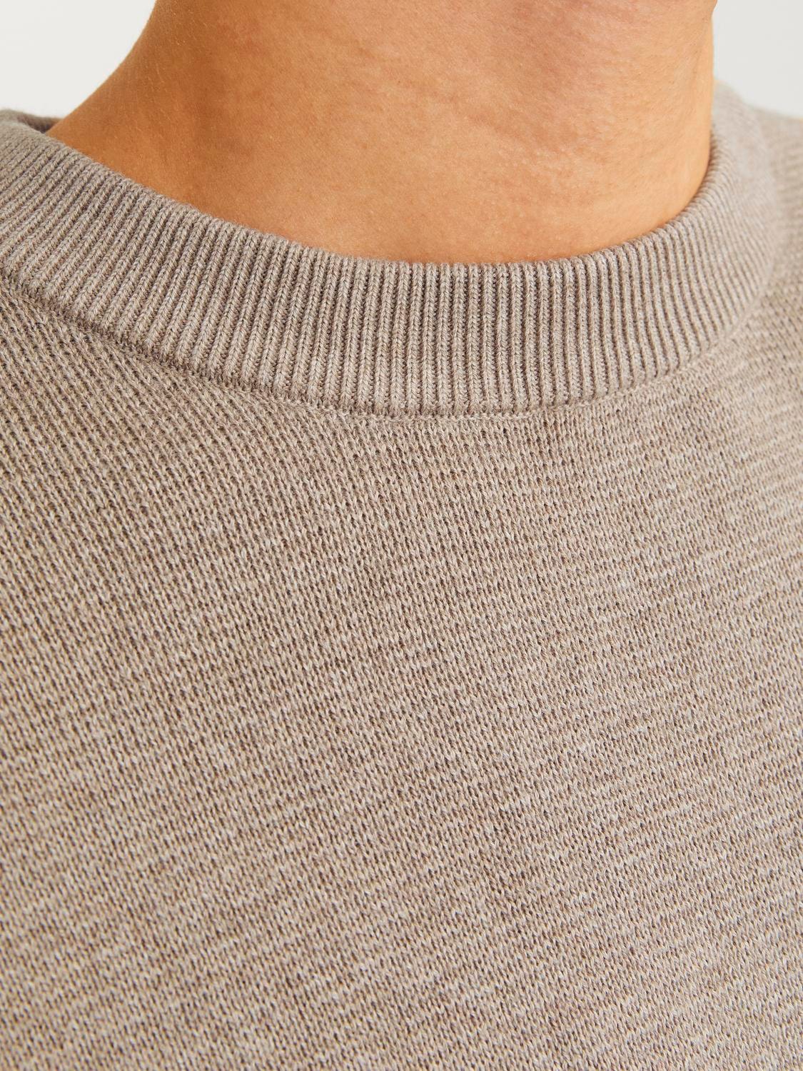 JPRBLAMILANO STITICH KNIT CREW NECK