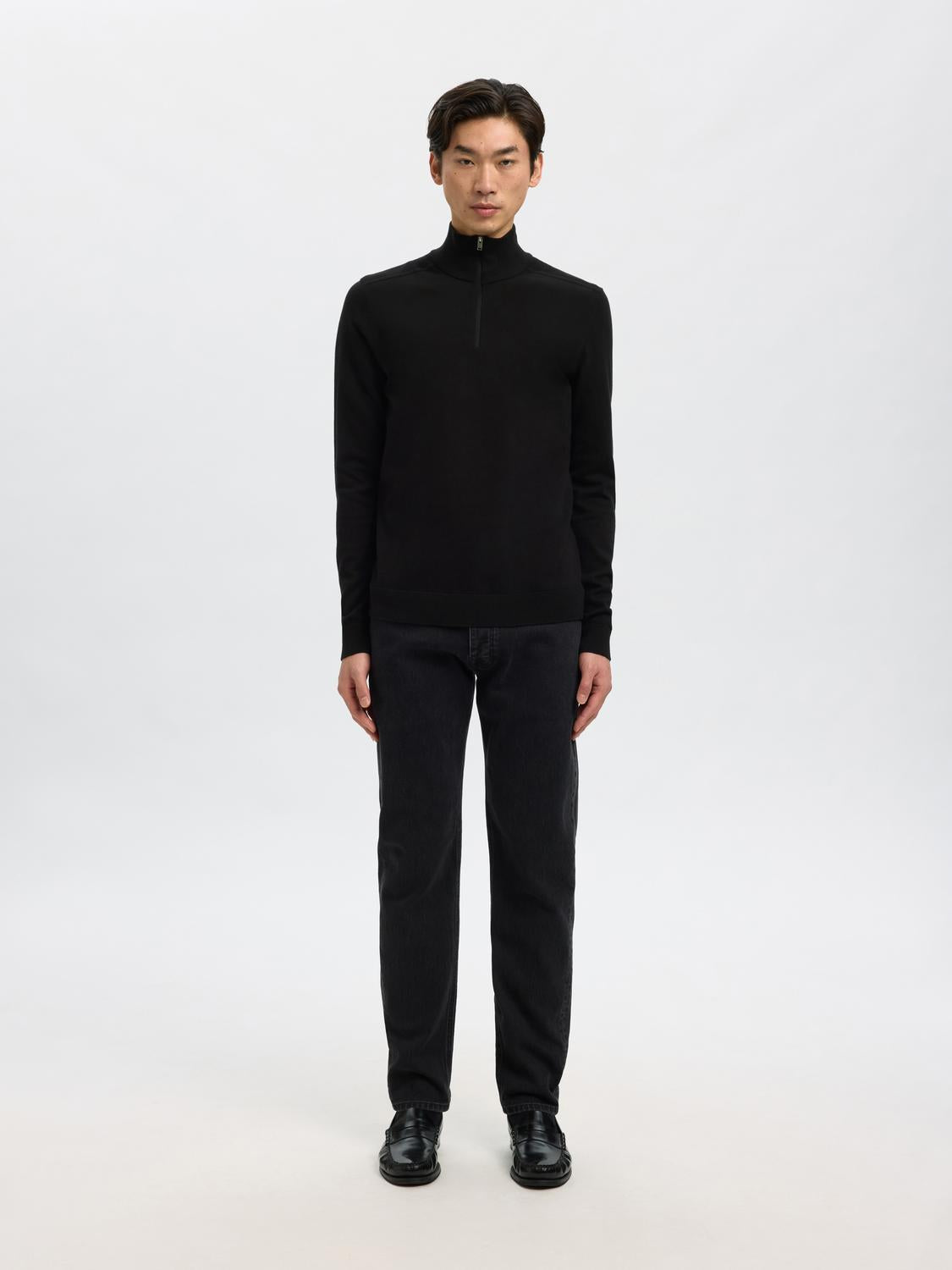 STRIK - Slhberg Ls Half Zip Noos -  - Hr Ravn