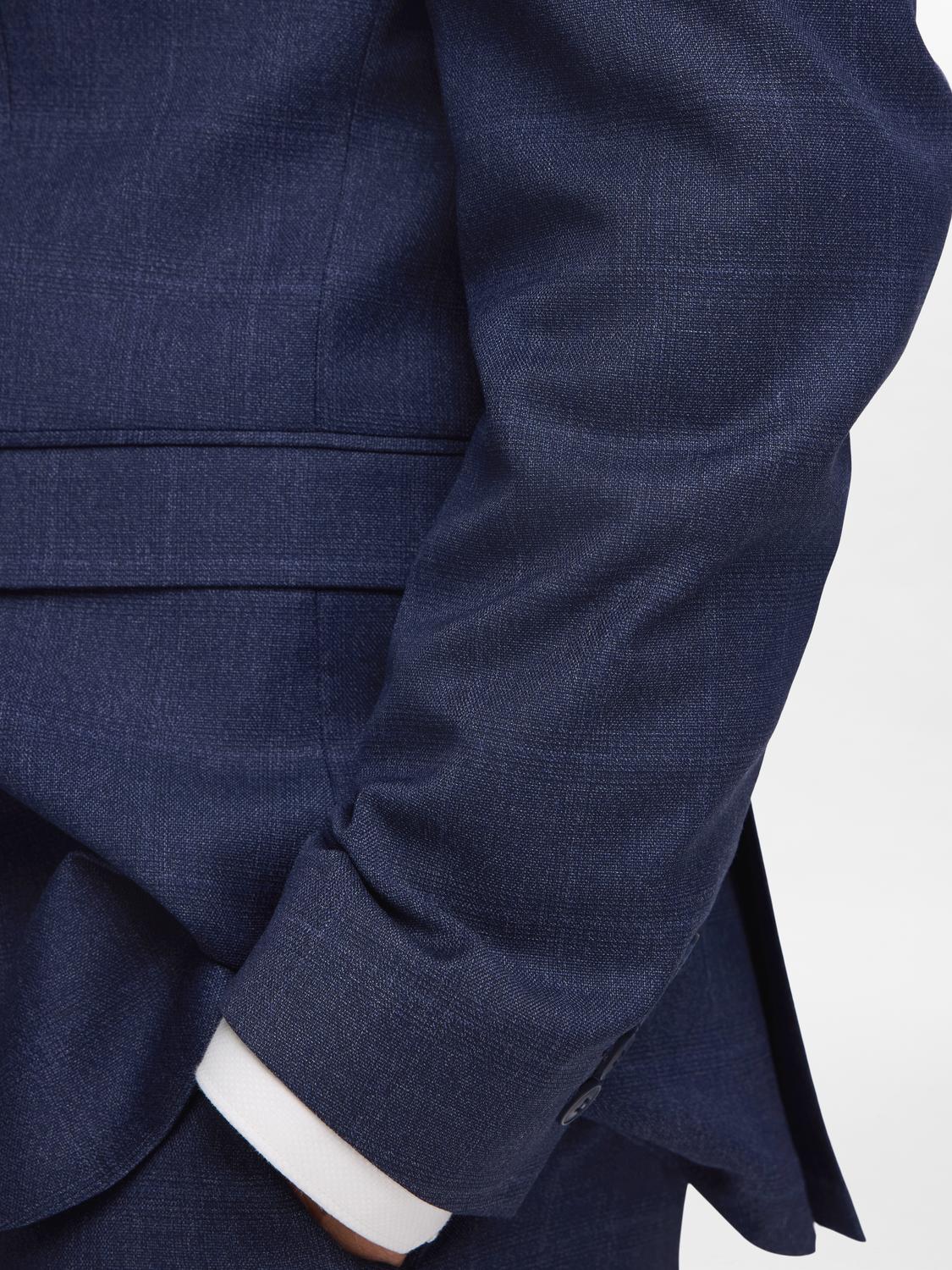 Blazers - Slhslim-Neil Dark Blue Check Blz Noos -  - Hr Ravn